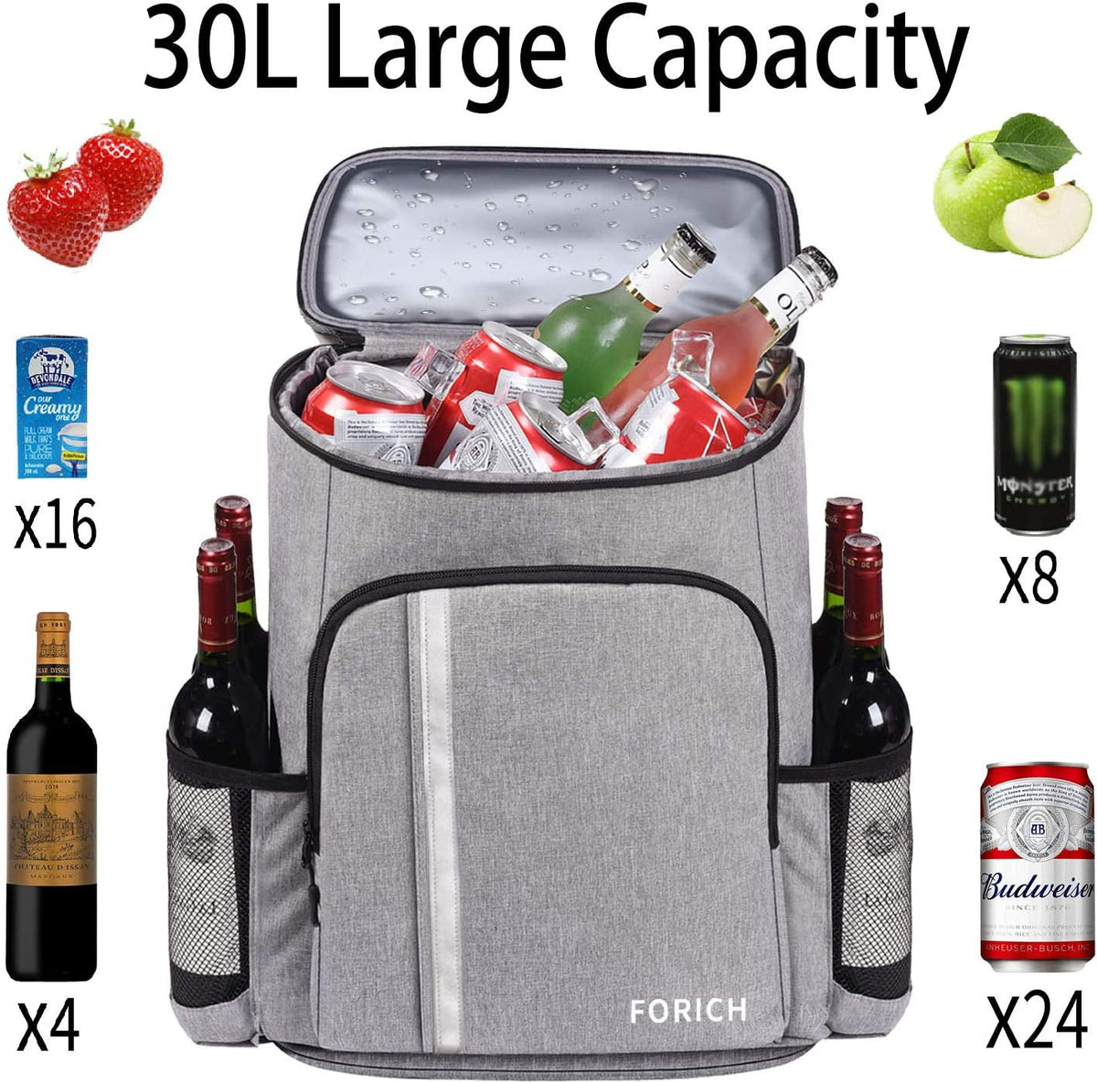 Ultimate Leakproof Insulated Backpack Cooler - Lightweight & Versatile for All Your Outdoor Adventures!